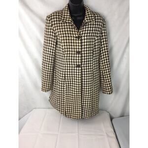 Donna Rae Women’s Brown & Cream Coat Size 12